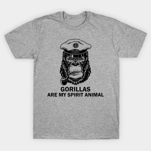 Gorillas are my spirit animal T-Shirt by BeDesignerWorld